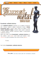Mobile Screenshot of kunstmetal.cz